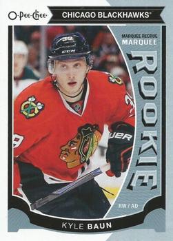 #542 Kyle Baun - Chicago Blackhawks - 2015-16 O-Pee-Chee Hockey