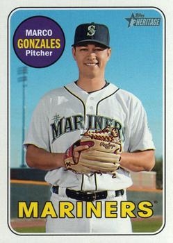 #542 Marco Gonzales - Seattle Mariners - 2018 Topps Heritage Baseball