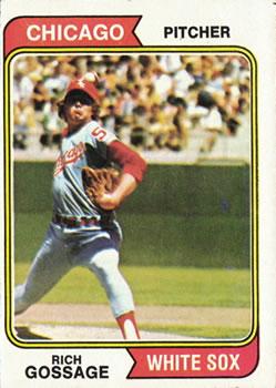 #542 Rich Gossage - Chicago White Sox - 1974 Topps Baseball