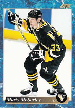 #542 Marty McSorley - Pittsburgh Penguins - 1993-94 Score Canadian Hockey