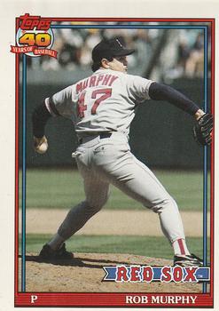 #542 Rob Murphy - Boston Red Sox - 1991 O-Pee-Chee Baseball