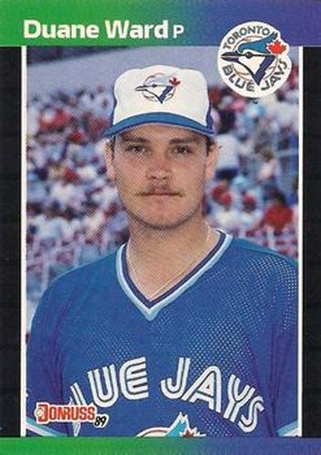 #543 Duane Ward - Toronto Blue Jays - 1989 Donruss Baseball