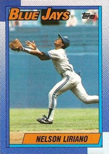 #543 Nelson Liriano - Toronto Blue Jays - 1990 Topps Baseball