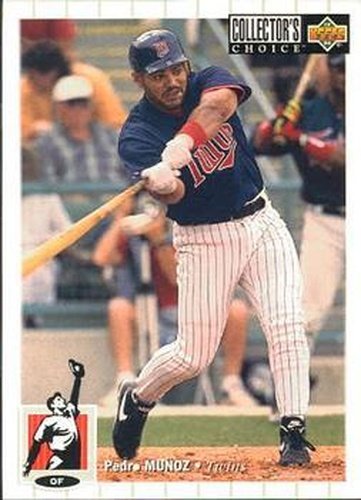 #543 Pedro Munoz - Minnesota Twins - 1994 Collector's Choice Baseball