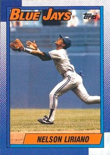 #543 Nelson Liriano - Toronto Blue Jays - 1990 O-Pee-Chee Baseball