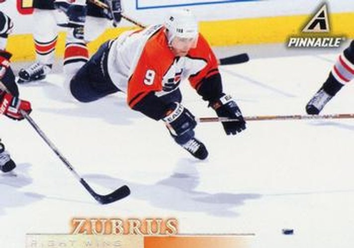 #105 Dainius Zubrus - Philadelphia Flyers - 1997-98 Pinnacle Hockey