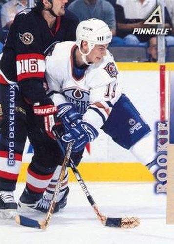 #13 Boyd Devereaux - Edmonton Oilers - 1997-98 Pinnacle Hockey