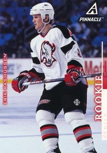 #3 Erik Rasmussen - Buffalo Sabres - 1997-98 Pinnacle Hockey