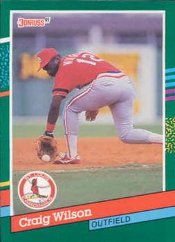 #544 Craig Wilson - St. Louis Cardinals - 1991 Donruss Baseball