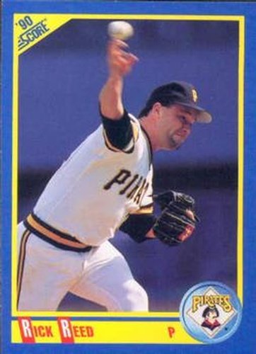 #544 Rick Reed - Pittsburgh Pirates - 1990 Score Baseball