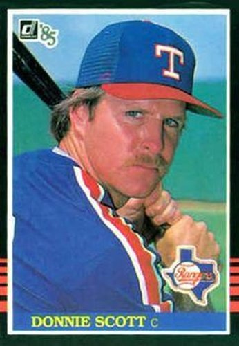 #544 Donnie Scott - Texas Rangers - 1985 Donruss Baseball