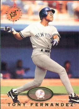 #544 Tony Fernandez - New York Yankees - 1995 Stadium Club Baseball