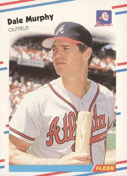 #544 Dale Murphy - Atlanta Braves - 1988 Fleer Baseball