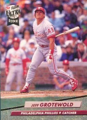 #545 Jeff Grotewold - Philadelphia Phillies - 1992 Ultra Baseball