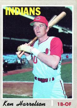 #545 Ken Harrelson - Cleveland Indians - 1970 Topps Baseball