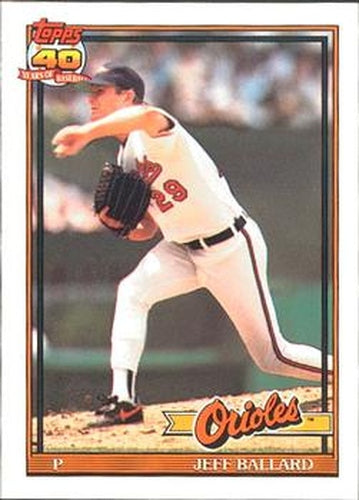 #546 Jeff Ballard - Baltimore Orioles - 1991 O-Pee-Chee Baseball