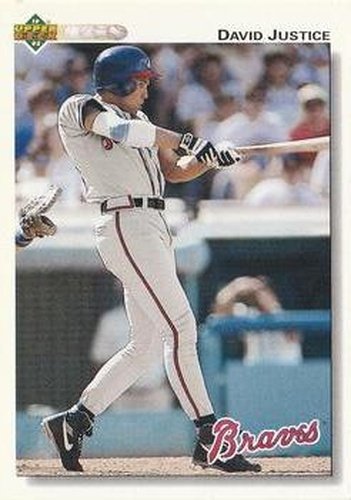 #546 David Justice - Atlanta Braves - 1992 Upper Deck Baseball