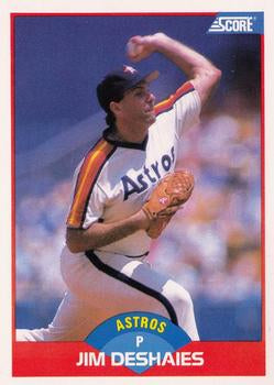 #546 Jim Deshaies - Houston Astros - 1989 Score Baseball