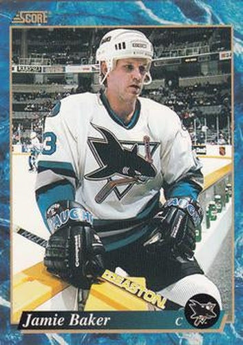 #546 Jamie Baker - San Jose Sharks - 1993-94 Score Canadian Hockey