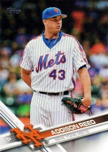 #546 Addison Reed - New York Mets - 2017 Topps Baseball