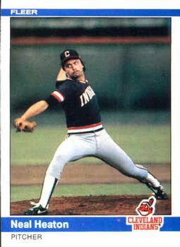#546 Neal Heaton - Cleveland Indians - 1984 Fleer Baseball