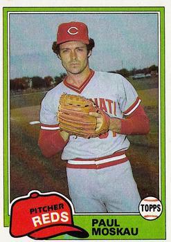 #546 Paul Moskau - Cincinnati Reds - 1981 Topps Baseball