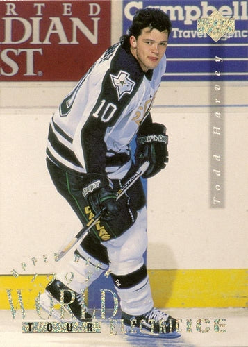 #546 Todd Harvey - Dallas Stars - 1994-95 Upper Deck Hockey - Electric Ice