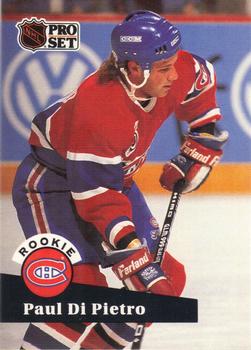 #546 Paul DiPietro - 1991-92 Pro Set Hockey