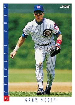 #547 Gary Scott - Chicago Cubs - 1993 Score Baseball