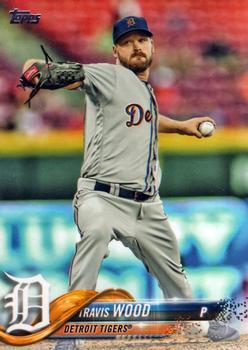 #547 Travis Wood - Detroit Tigers - 2018 Topps Baseball