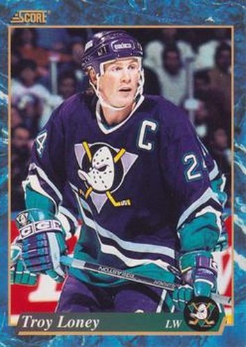 #547 Troy Loney - Anaheim Mighty Ducks - 1993-94 Score Canadian Hockey