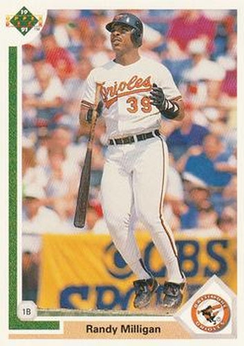 #548 Randy Milligan - Baltimore Orioles - 1991 Upper Deck Baseball
