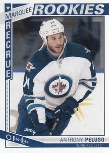 #548 Anthony Peluso - Winnipeg Jets - 2013-14 O-Pee-Chee Hockey