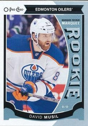 #548 David Musil - Edmonton Oilers - 2015-16 O-Pee-Chee Hockey
