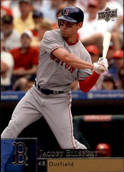 #548 Jacoby Ellsbury - Boston Red Sox - 2009 Upper Deck Baseball