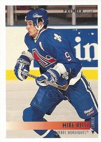 #548 Mike Ricci - Quebec Nordiques - 1994-95 Topps Premier Hockey