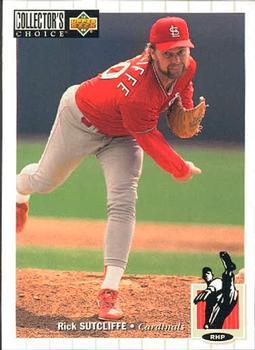 #548 Rick Sutcliffe - St. Louis Cardinals - 1994 Collector's Choice Baseball