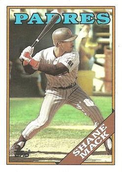 #548 Shane Mack - San Diego Padres - 1988 Topps Baseball