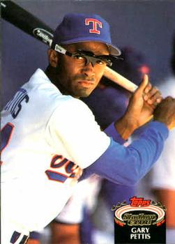 #548 Gary Pettis - Texas Rangers - 1992 Stadium Club Baseball
