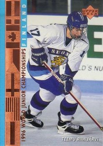 #548 Teemu Riihijarvi - Finland - 1995-96 Upper Deck Hockey