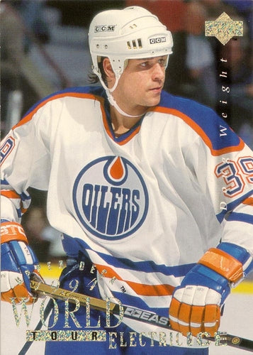 #549 Doug Weight - Edmonton Oilers - 1994-95 Upper Deck Hockey - Electric Ice
