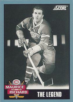#549 Maurice Richard - Montreal Canadiens - 1992-93 Score Canadian Hockey