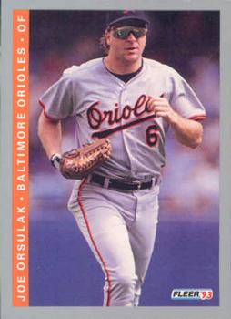 #549 Joe Orsulak - Baltimore Orioles - 1993 Fleer Baseball