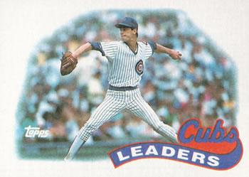 #549 Cubs Leaders - Chicago Cubs - 1989 Topps Baseball