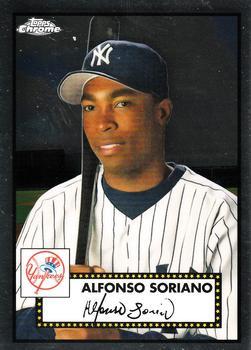#549 Alfonso Soriano - New York Yankees - 2021 Topps Chrome Platinum Anniversary Baseball