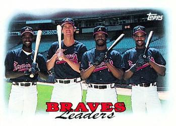#549 Braves Leaders - Atlanta Braves - 1988 Topps Baseball