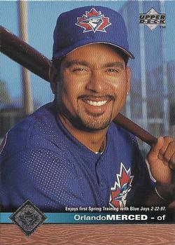 #549 Orlando Merced - Toronto Blue Jays - 1997 Upper Deck Baseball