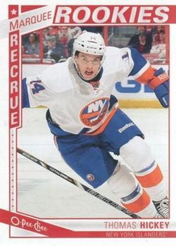 #549 Thomas Hickey - New York Islanders - 2013-14 O-Pee-Chee Hockey