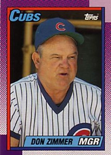 #549 Don Zimmer - Chicago Cubs - 1990 O-Pee-Chee Baseball
