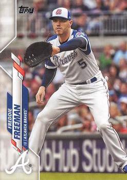 #549 Freddie Freeman - Atlanta Braves - 2020 Topps Baseball